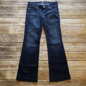 7 for All Mankind white stitching Dojo size 30